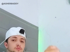 My lubricious spear nearly puts my eye out when I jizz (Subtitled)