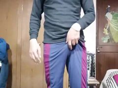Indian Man Show Penis with Live Performance with Friends