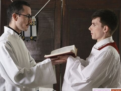 Altar boy Felix O'Dair fucked by Father Fiore
