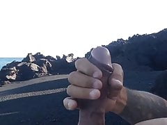 brand new beach in hawaii an no one around to see it