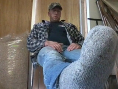Str8 bear daddy stroke at work 13