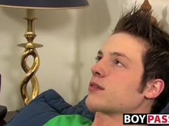 Young man sucks throbbing dick before analriding balls deep