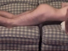 Twink Humping Sex Toy on Couch5