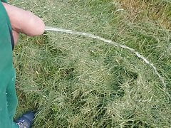 Piss outside