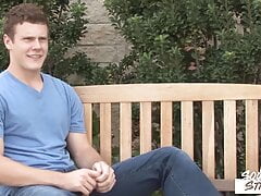 SOUTHERNSTROKES Amateur Ryan Saddle Masturbates Solo