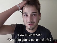 Latino dude gets hardcore anal and sucks cock for some cash