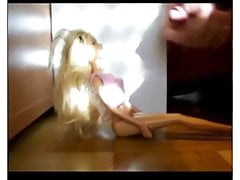 Huge cum blast for Barbie doll
