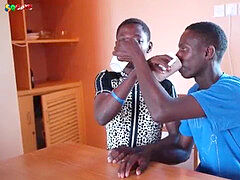 ebony african twinks blowjob and urinate soiree