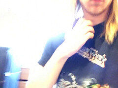 Gay uncut, male masturbation, youngster