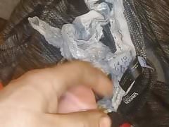 Me cuming on wife's underwear