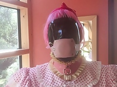 Sissy Marcia swallows 2,16 inch thick Cock - Gag