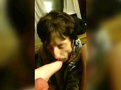 deep-throating 21yo Ginger lad with Footjob