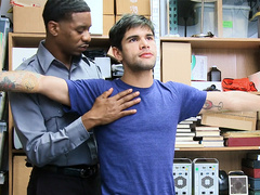Shoplifting won't be tolerated until this big black dick is around