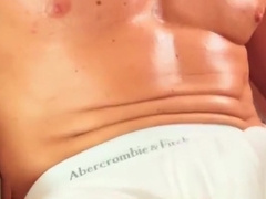 Huge chest guy gets sucked by a hotel client for huge money !