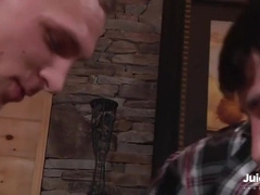 Sebastian Young, Tom Faulk And Scott Harbor In Backwoods Bareback 3