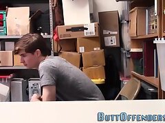 Delinquent teen thief gets his ass fucked