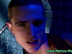 Hot horny Marcus Mojo jacks off