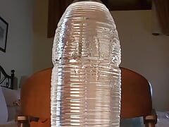 065-11 Anal with a huge 90mm bottle.  Full diameter inside.  20220825