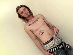 nice hard-on lover Kenneth Slayer enjoys stroking it alone