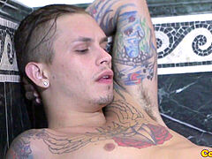 tattooed twink rimmed and torn up till spunk