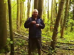 Daddy in forest