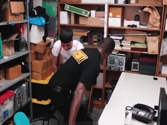 Straight Latino Twink Shoplifter Sex With Black Officer
