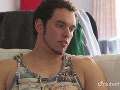 Excited dude Rex jerking off