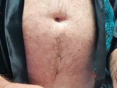 Master Ramon jerks off his divine cock and squirts in a sexy black kimono