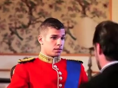 Sucking the royal penis and gets fucked