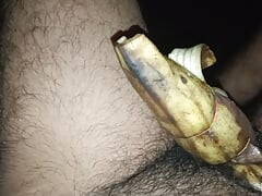 Masturbation With Banana Peel
