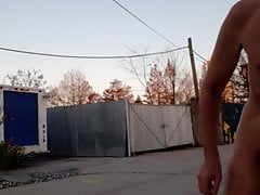 Me naked on the street