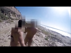 Bronha com primo  liberal na praia parte 1