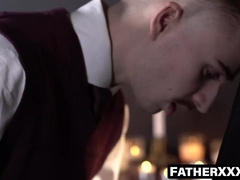 FatherXXX.com - Christmas altar nailing wild sacred fuck-a-thon jamboree