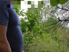 Seize Driver nagjakol sa gubat . outdoor wank . muntik na ako mahuli habang nilalabasan.