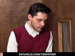 Religious Fellow Getting Drilled After Confession