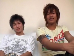 Exotic Asian homo dudes in Amazing twinks, threesomes JAV video