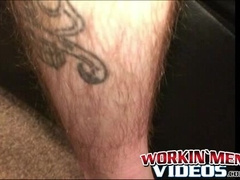 Mature punk plays with his hard cock and shoots out a load