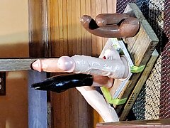 Ready to get stuffed by another of my dildos