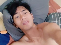 Hilarious gay guy with massive cock shoots a big load