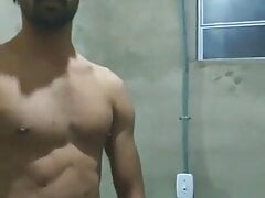 Brazilian man showing the dick