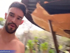 Insane super hot masculine ambles nude into an deserted palace. A must watch practice