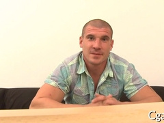 Watch this kinky dude's steamy pecker play tricks on his straight buddy