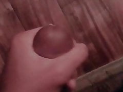 Relieving myself with a big cumshot