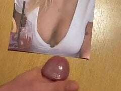 Cum tribute - my sexy neighbor, that dick was in her vagina