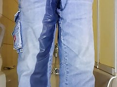 wetting jeans