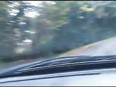 Car Wank - Justanotherme84 driving hard and wanking
