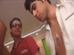 An awesome twink teen 18+ orgy