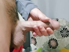 young lad, playing with my big cock and big balls