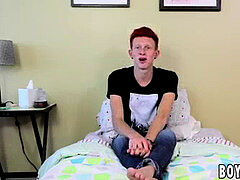 ultra-kinky redhead bum slurper Dylan Mermaid wanks his rod