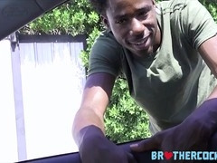 Gay dude picks up a random hung black stud on the street